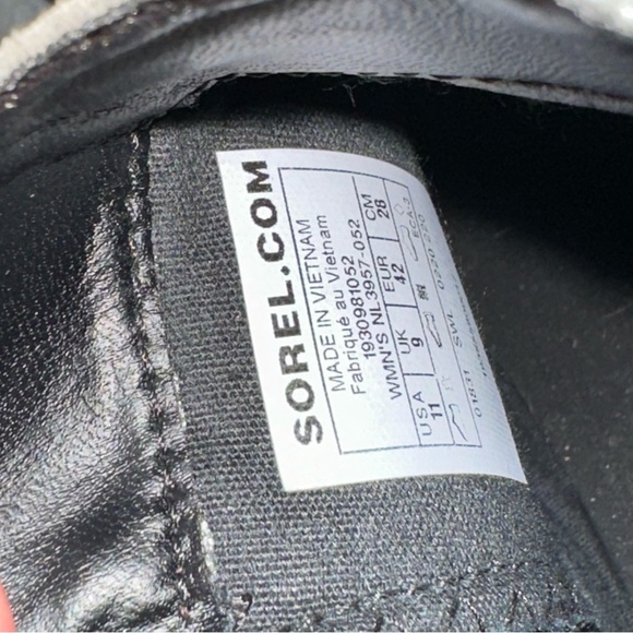 Sorel Gray Lennox Chelsea Boot Booties Waterproof Leather Size 11 - Picture 8 of 9